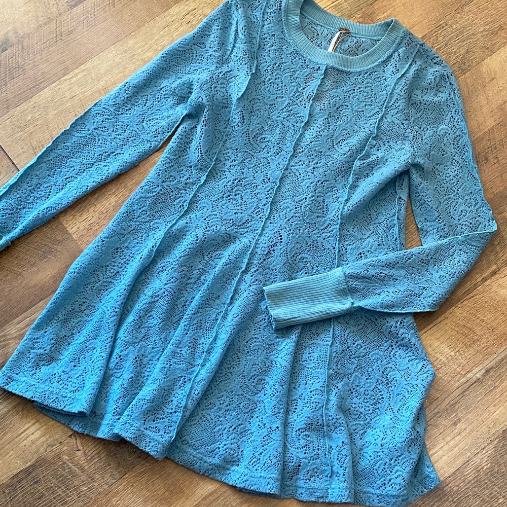 Free People lace mini tunic